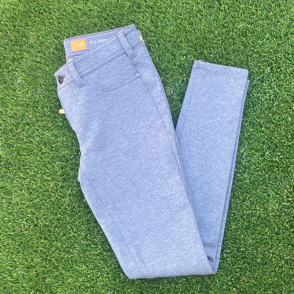 NWOT PILCO SERIF WOMENS HEATHERED GREY SKINNY JEAN STYLE SPANDEX TROUSERS 26